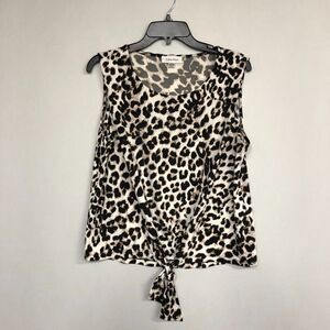 CK Calvin Klein Women Sleeveless Blouse Top Shirt Size Large B171 -11